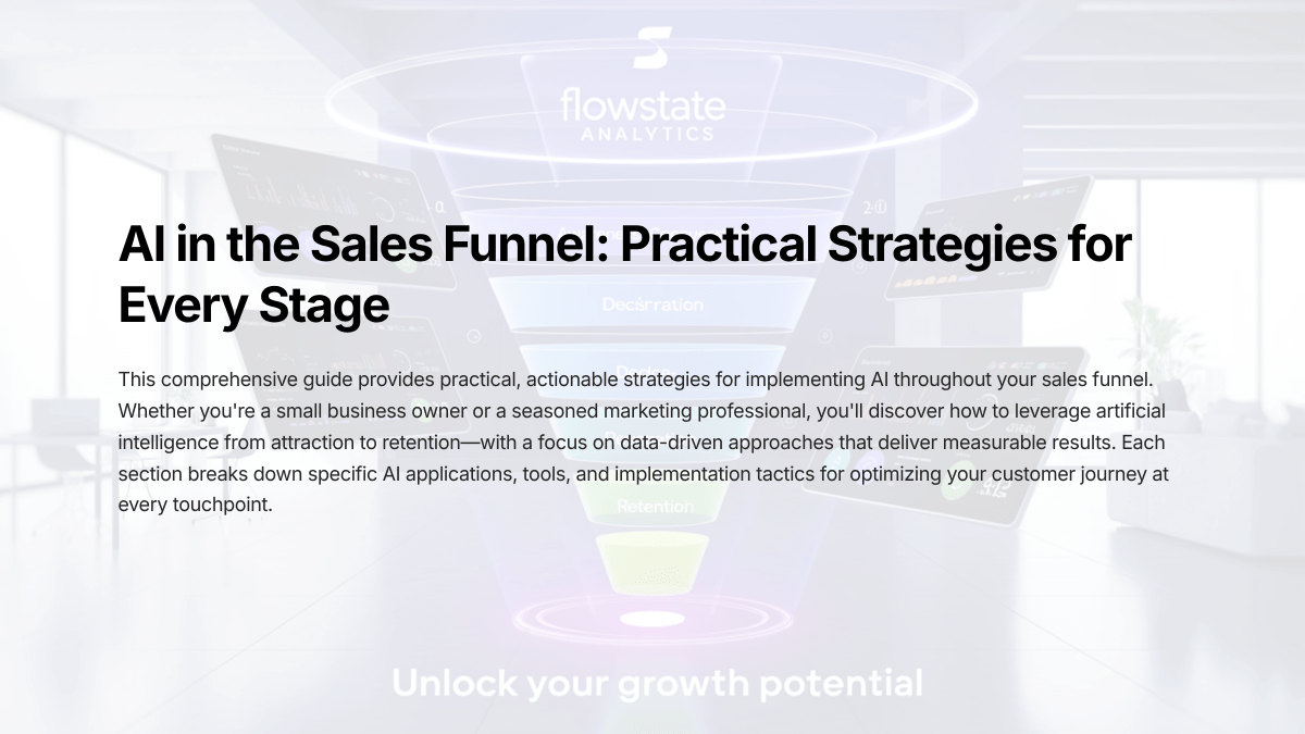 AI in the Sales Funnel Practical Strategies for Every Stage - kitoo.store