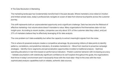 AI Powered Data Analysis - Unlocking Customer Behavior and Optimizing Campaigns - kitoo.store