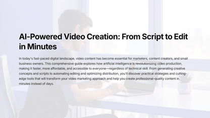 AI Powered Video Creation From Script to Edit in Minutes - kitoo.store