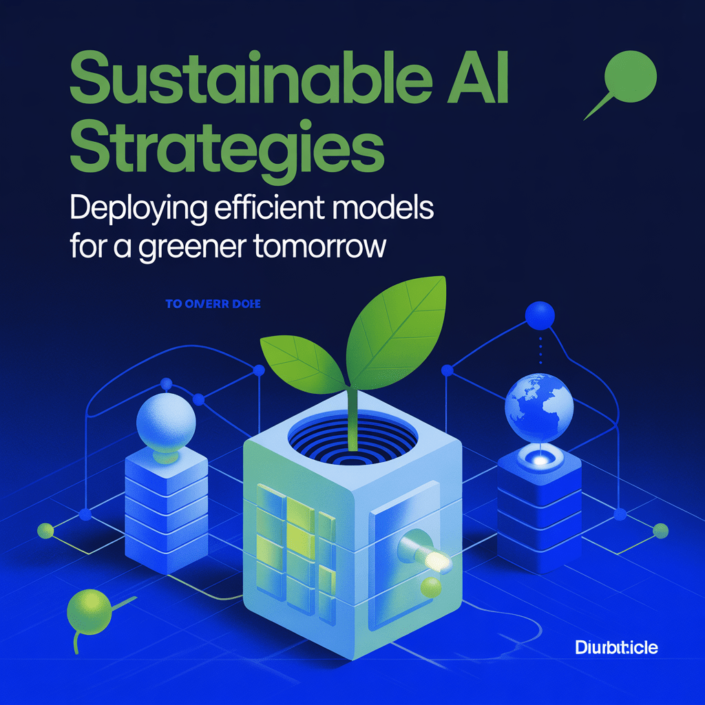 Sustainable AI Strategies Deploying Efficient Models for a Greener Tomorrow - kitoo.store